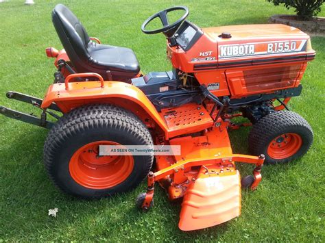 kubota tractor with belly mower